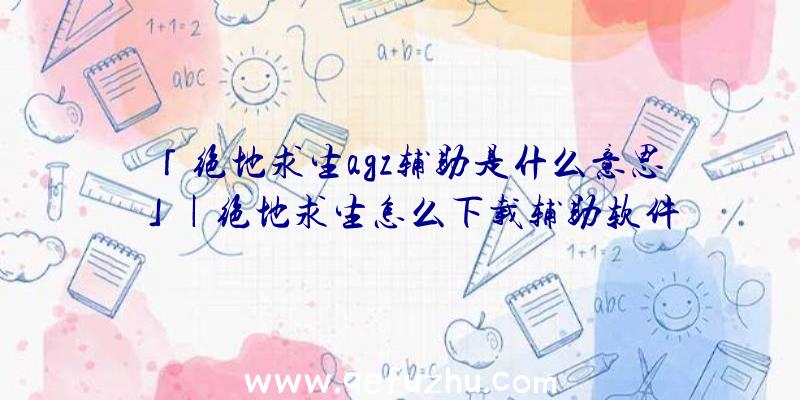 「绝地求生agz辅助是什么意思」|绝地求生怎么下载辅助软件